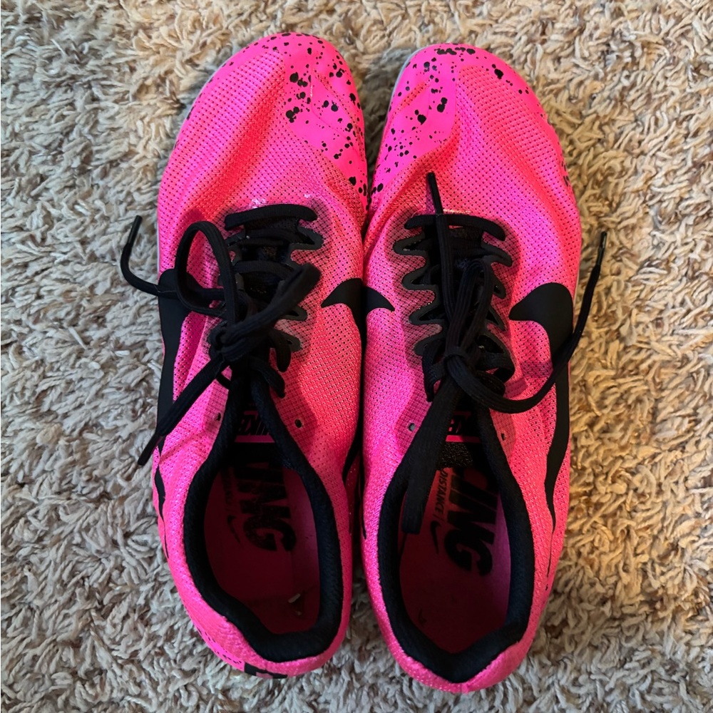 🔥$8 Sale Nike Zoom Rival D 10 Running Shoes Cleats Pink Size US 9.5